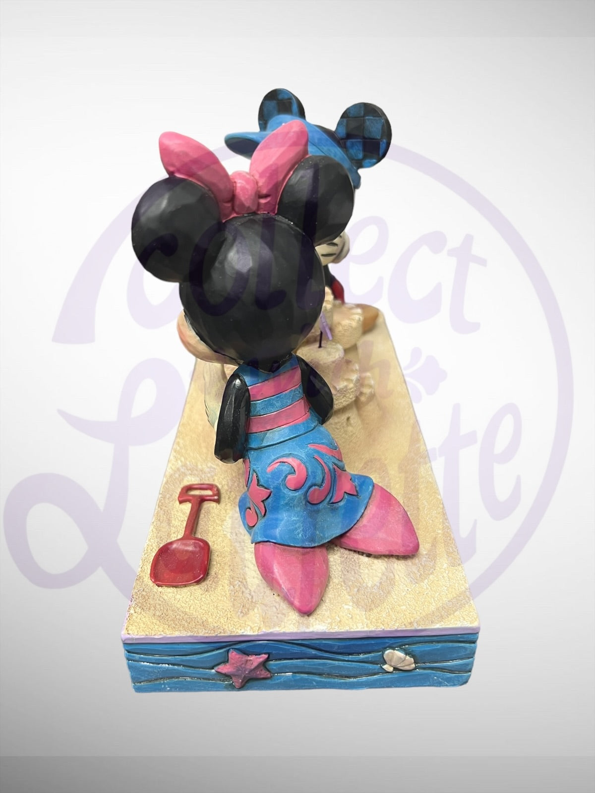 Jim Shore Disney Traditions - Seaside Sweethearts Mickey Minnie Sandcastle Figurine (No Box)